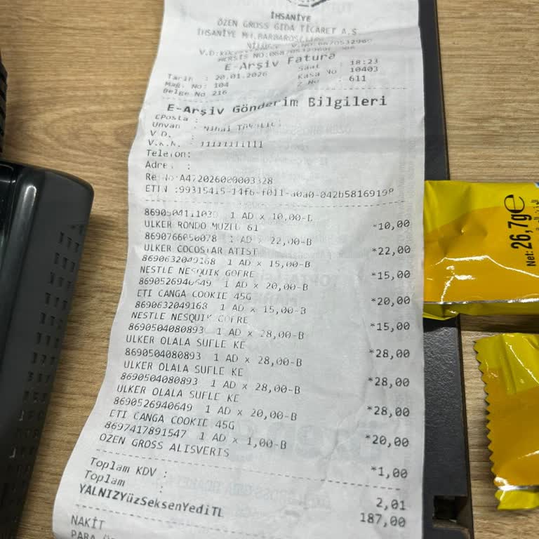 Satın Alınan Gofretin Son Kullanma Tarihi Geçmişti, Raf Kontrolü Talebi