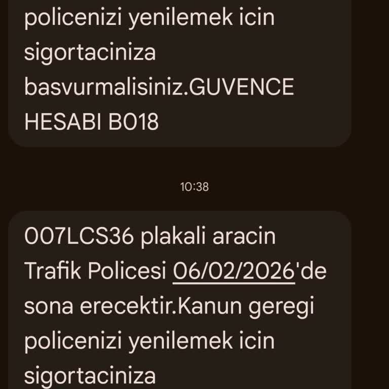 Güvence Hesabı’ndan Gelen Yanlış Araç SMS’leri Durdurulsun