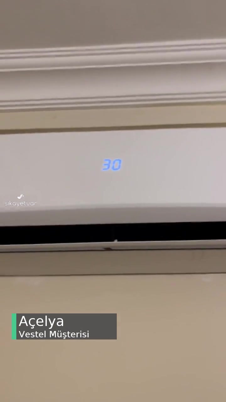 Vestel Inverter Klima Sorunlu! videonun kapak resmi