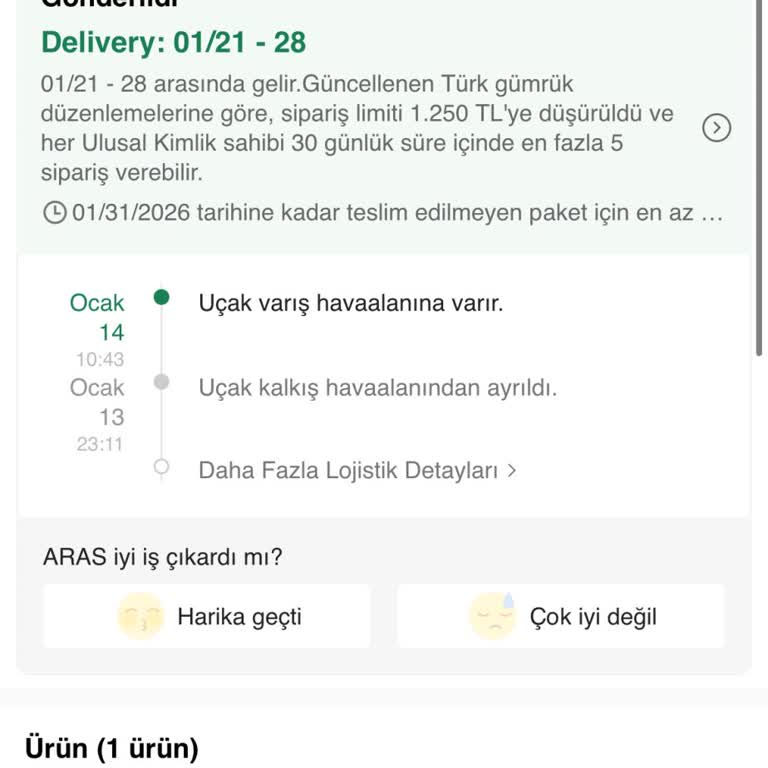 Shein Ve Aras Kargo’da Takip Edilemeyen Siparişlerim Hâlâ Elime Ulaşmadı
