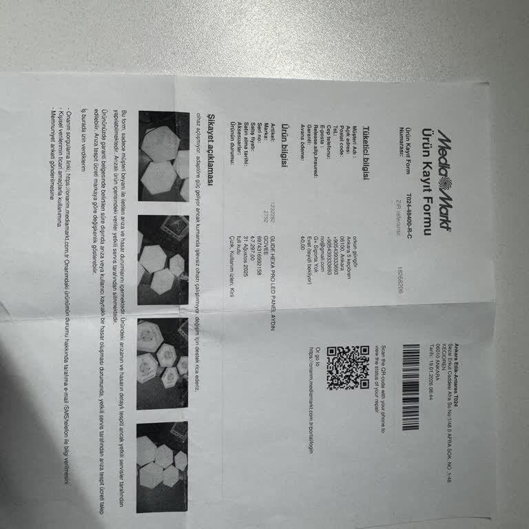 Garanti Kapsamındaki Govee Hexa Pro Ürünün Onarılamaması, Stok Yokluğu Ve Yanlış Fatura