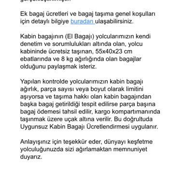 AJet Belgrad Havalimanı’nda Kabin Bagaj Ücretinin İadesi Talebi!