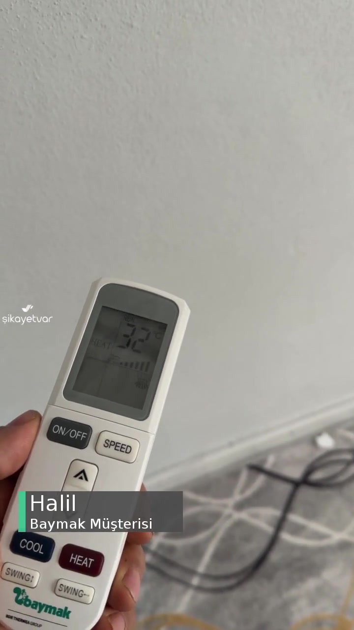 Baymak Sıfır Klima Arızalı Geldi videonun kapak resmi