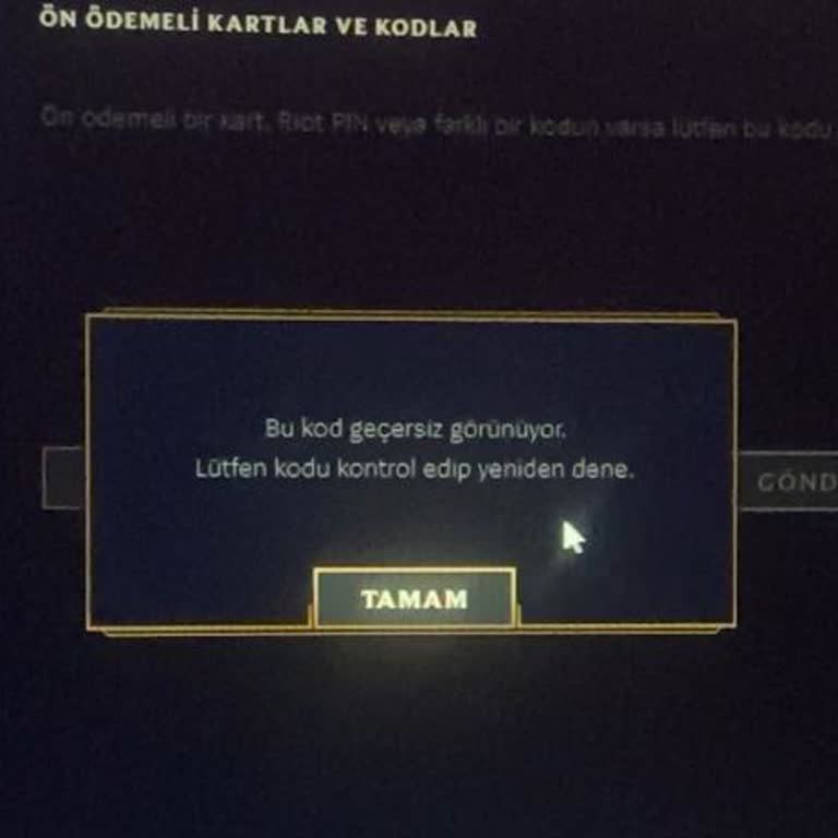 Geçersiz RP Kodları Nedeniyle 575 TL İade Talebi