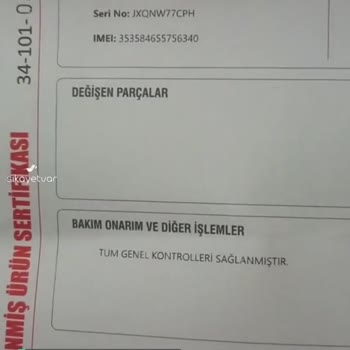 Garantili Cep Takas Sistemi Yanlış Ürün Gönderimi