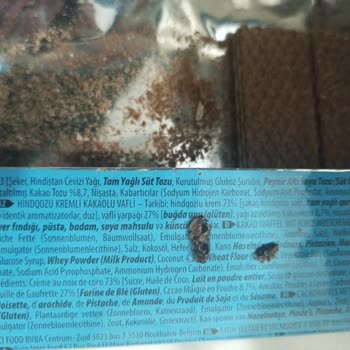 Şok Markette Eti Gofret Paketi İçinde Böcek Larvası Bulundu