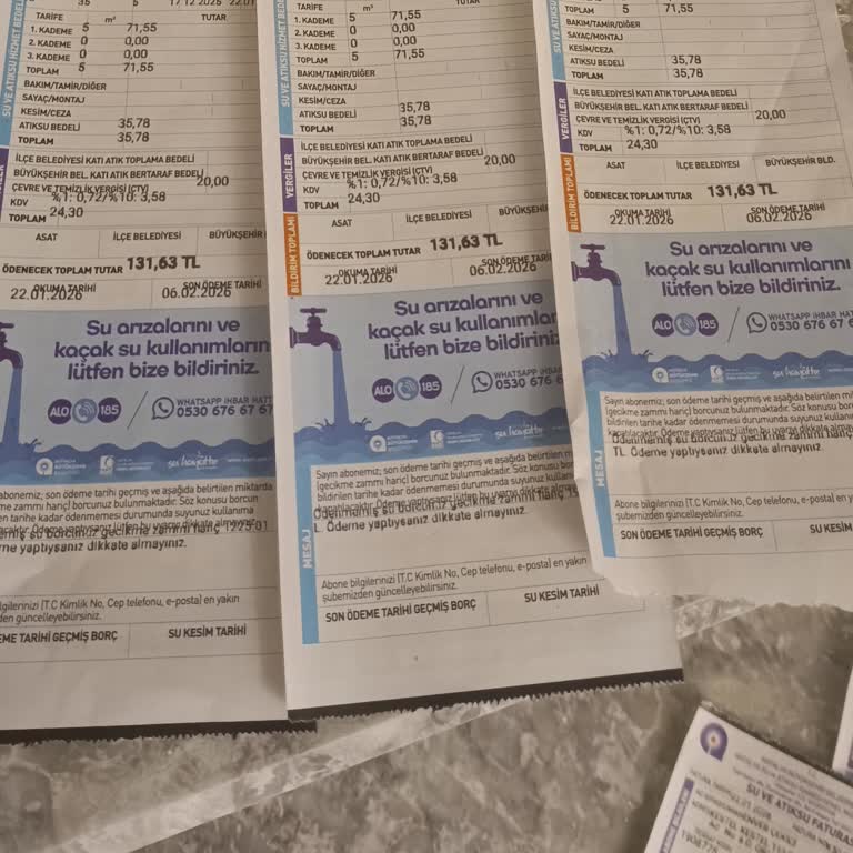 Beklenmedik Yüksek Su Faturası Ve Sayaç Hatası İddiası