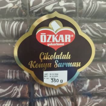 Son Kullanma Tarihi Geçmiş Özkar Şekerleme Çikolatalı Konya Sarması Satışı