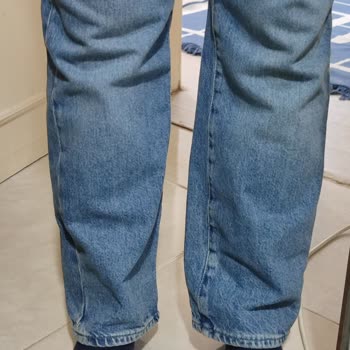 Mavi Yanlış Kesim ve Eğik Dikişli Pantolon İçin Uzun Süreli Red Ve Mağduriyet