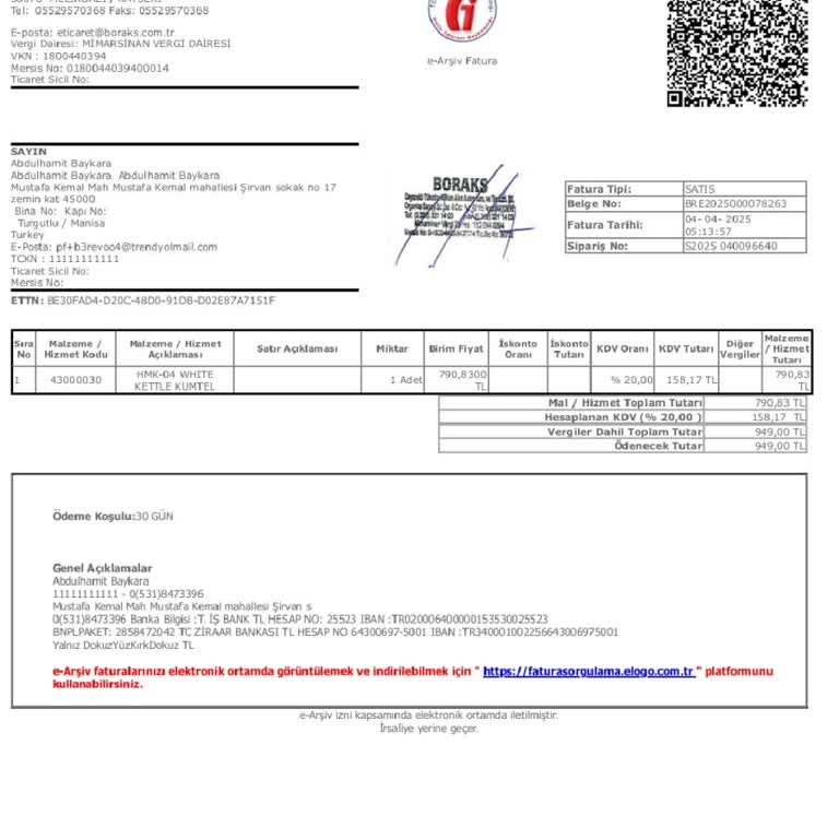 Kumtel Kettle Ürünün Tamir Edilememesi Ve Yeni Ürünün Teslim Edilmemesi