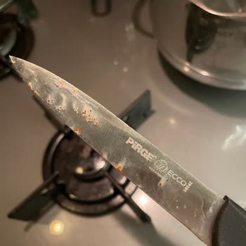 Pirge Rulo Çantalı Bıçak Setinde Kısa Sürede Paslanma Ve Ürün Değişim Talebi