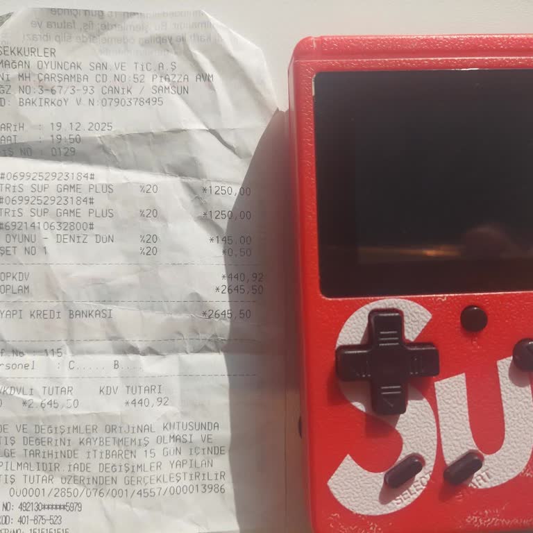 Armağan Oyuncak Sup Game Box Kısa Sürede Arızalandı Ve Mağaza Garanti Talebine Olumsuz Yanıt Verdi