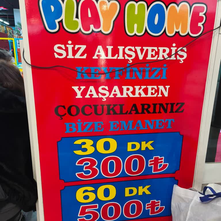 Vega AVM İstanbul (Sultangazi) Play Home Oyun Alanında Ani Ve Aşırı Fiyat Artışı