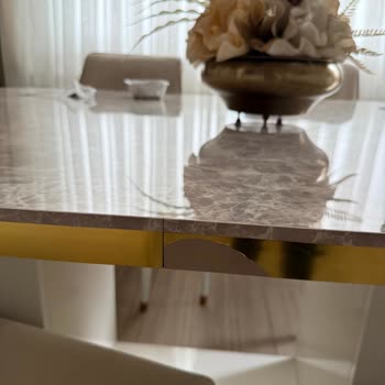 Deluxe Yemek Masasında Kenar Bandı Sökülmesi Ve Ücretsiz Onarım Talebi