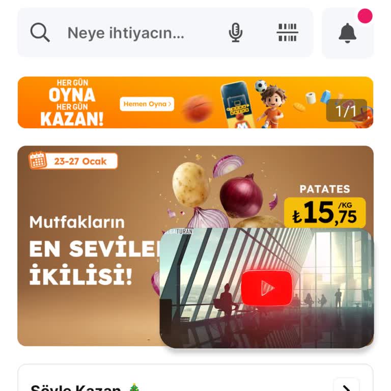 Migros Hemen Uygulamasında Geçici Hizmet Kesintisi Nedeniyle 250 TL İndirimi Kullanamama