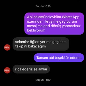 Amerikan Park Modülü Teslim Edilmedi, Cevapsız Mesajlar