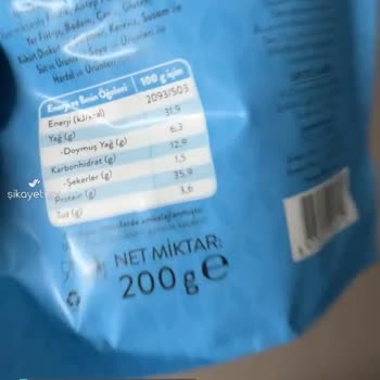 Simbat Kabak Çekirdeği 200 G Yerine 90 G Çıktı