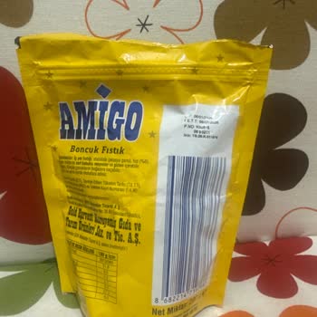 Amigo Boncuk Fıstık Paketi İçinde Tuğla Benzeri Yabancı Madde Bulunması