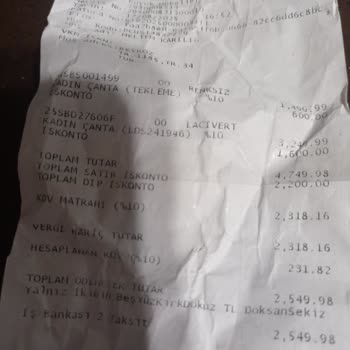 Derimod Outlet Çantası Deri Dökülmesiyle Kullanılamaz, İade Talebi Reddi