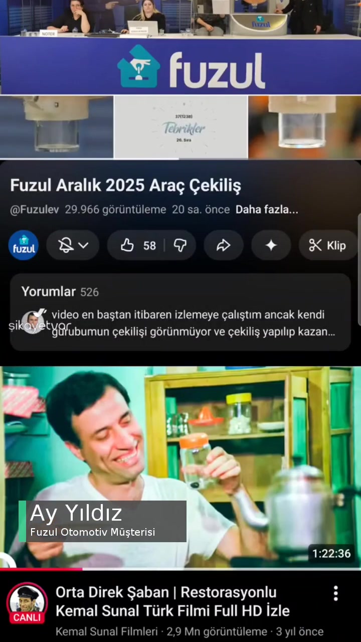 Fuzul Otomotiv Çekiliş Kura Hatası videonun kapak resmi