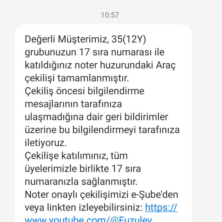Çekilişte Grup Numaramın Görünmemesi Ve E-Şube Giriş Sorunu