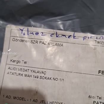Fest Danışmanlık Ve Depolama Hiç Beklenmediğim Ürünü Göndermişler!
