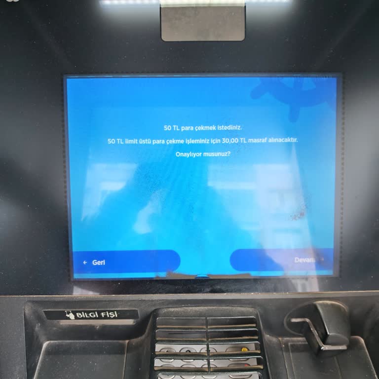 Denizbank ATM’de Emekli Maaş Çekiminde Aşırı Komisyon Ücreti