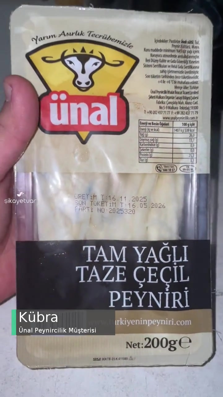 Ünal Peynir Kutunun İçinde Hiç Açılmadığı Halde Küflendi... videonun kapak resmi