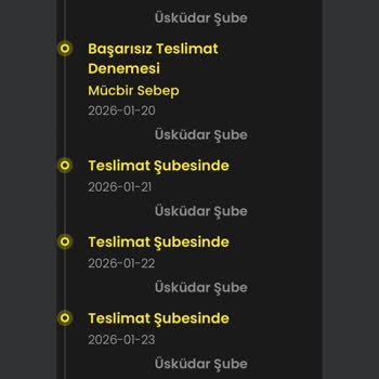 Kargo Daima Şubeye Dönüyor, Teslim Edilmiyor Ve Ücret İadesi Talep Ediyorum