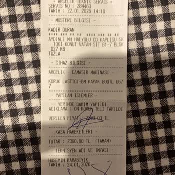 Körük Değişimi Olmadan Yanıltıcı Servis Ve Aşırı 2.300 TL Ücret