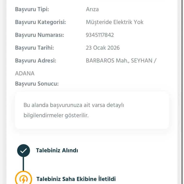 Adana Seyhan’da Tek Daireyi Etkileyen Elektrik Kesintisi Ve Yanıtsız Destek Talebi