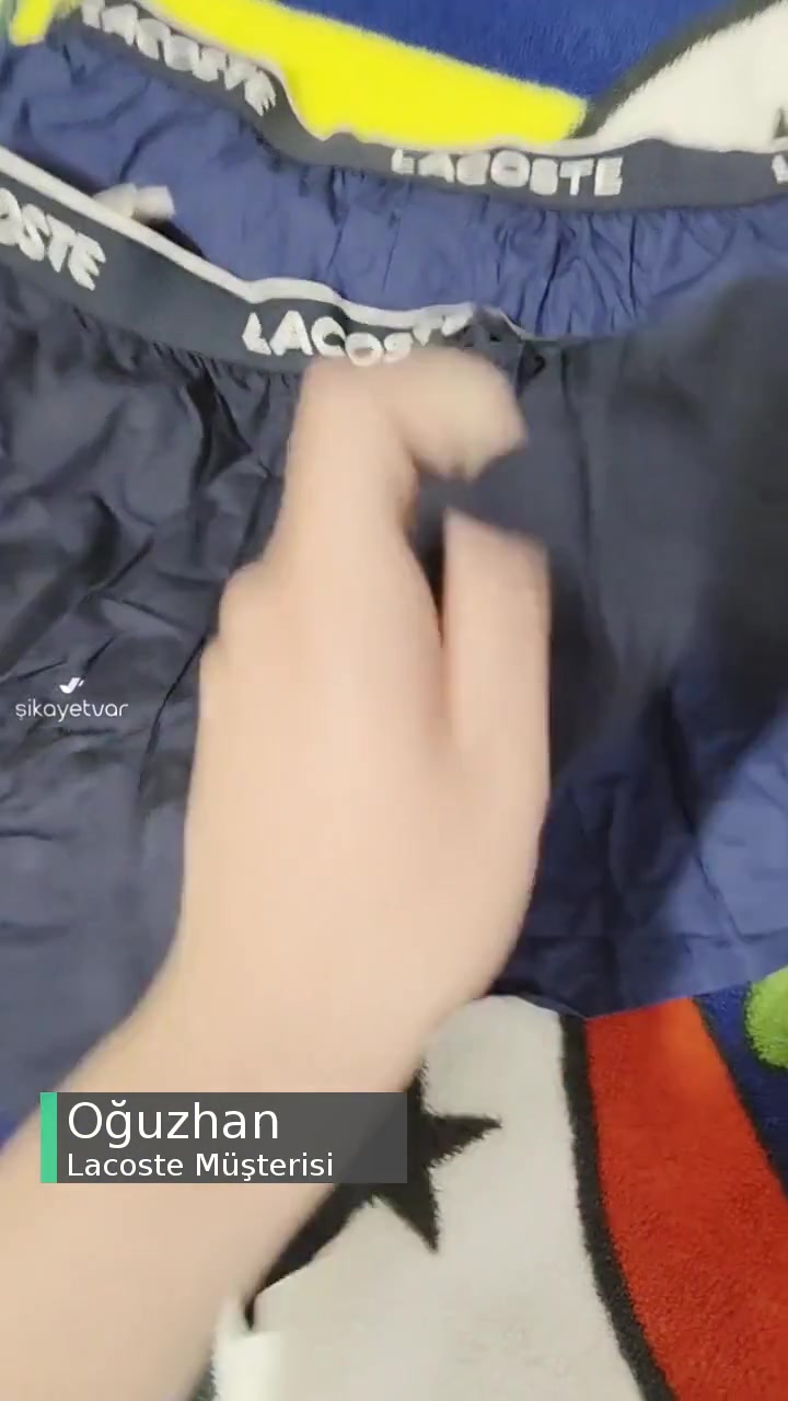 Lacoste Marka Ürünler Kırışık Geldi İadeyi Otomatik Kabul Etmediler videonun kapak resmi