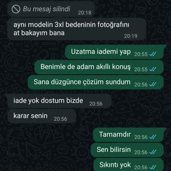 Mont Beden Uyuşmazlığı İade Reddi, Kaba İletişim Ve Kargo Ücretinin Karşılanması