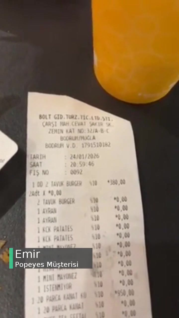 Popeyes Personelinizin Siparişi Anlamadığı Halde Ezbere İş Yapması videonun kapak resmi
