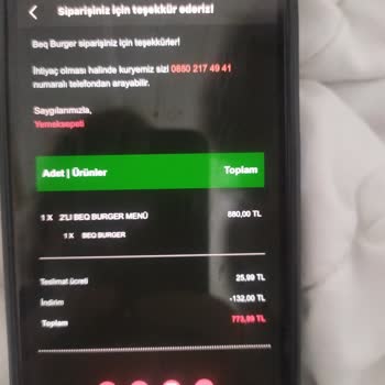 Yemeksepeti Üzerinden Üç Defa İzinsiz Kredi Kartı Siparişi Ve Güvenlik İhlali
