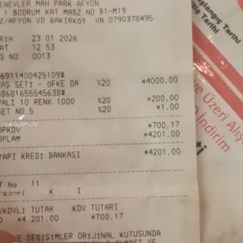 Armağan Oyuncak Ürünü İade Almadı