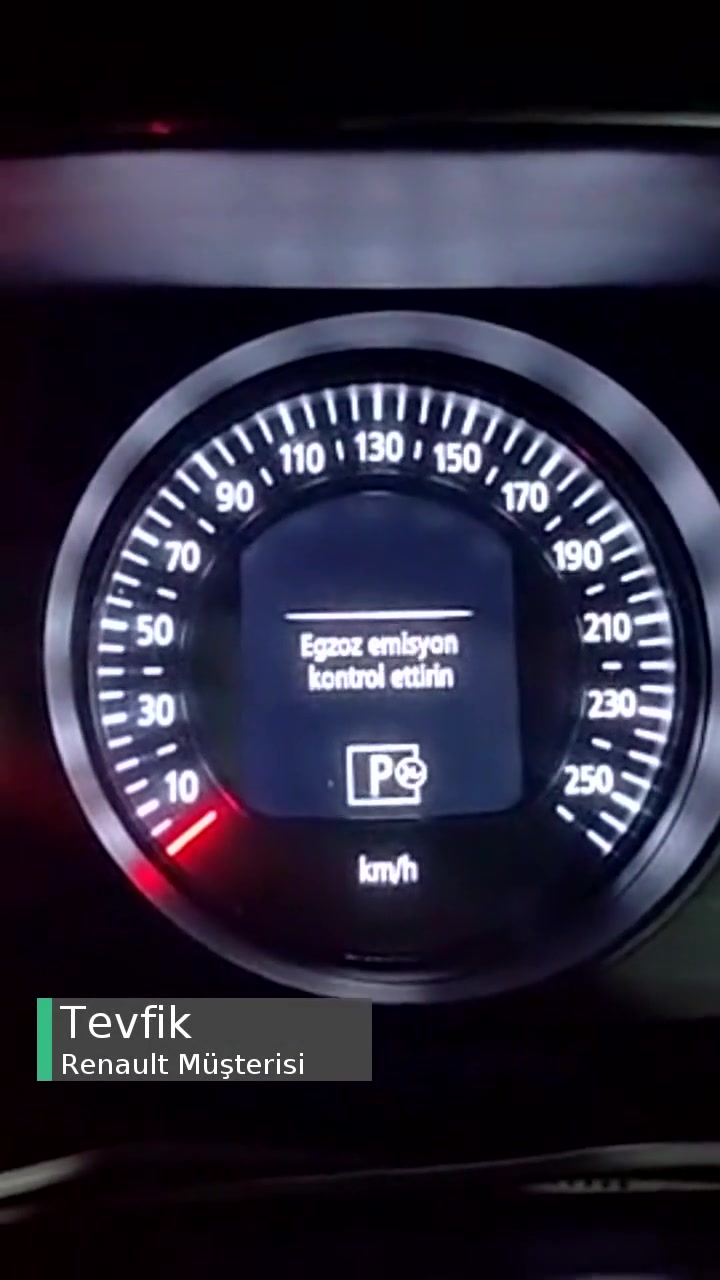 Renault Megane Egzoz Emisyon Kontrol Ettirin Uyarısı videonun kapak resmi