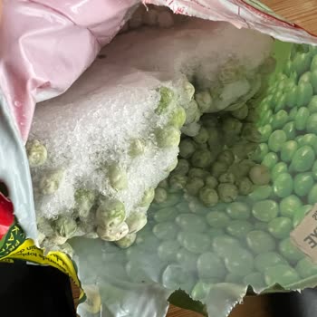 Yanlış Marka Ve Çözülmüş Dondurulmuş Bezelye Kalite Ve Sağlık Sorunu