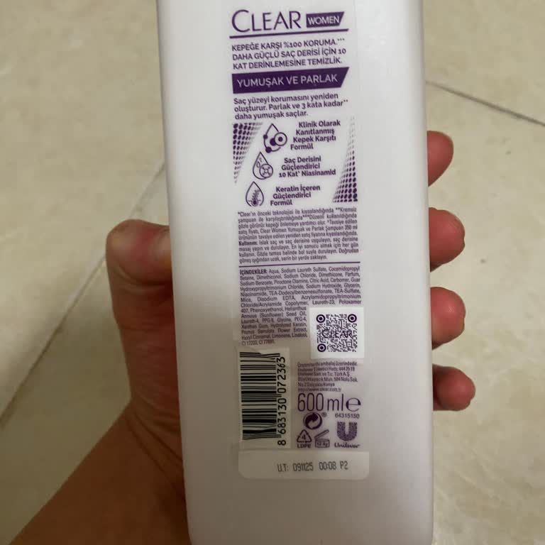 Clear Women Şampuanı Kullanımından Şiddetli Alerjik Reaksiyon Ve Yaygın Cilt Sorunları