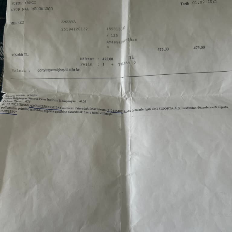 Kaskolu Başlık Onarımı Reddedildi Ve Parça Eksik Döndü