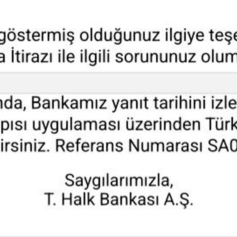 Halkbank Paraf Kartımdan Çekilen 1850 TL Ücretin İadesi Gecikiyor