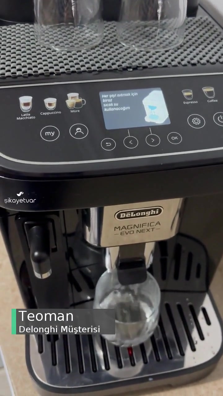 Delonghi Magnifica Evo Next Pişmanlıkmış videonun kapak resmi