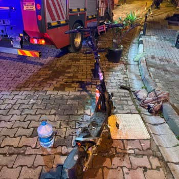 Onvo Rx5 Scooter Aniden Yangın Çıkardı Ve Daireyi Yaktı