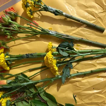 Çiçek Sepeti Kısacık Çiçeklerle Hazırlanan Buket, Vazoya Uyum Sağlamıyor