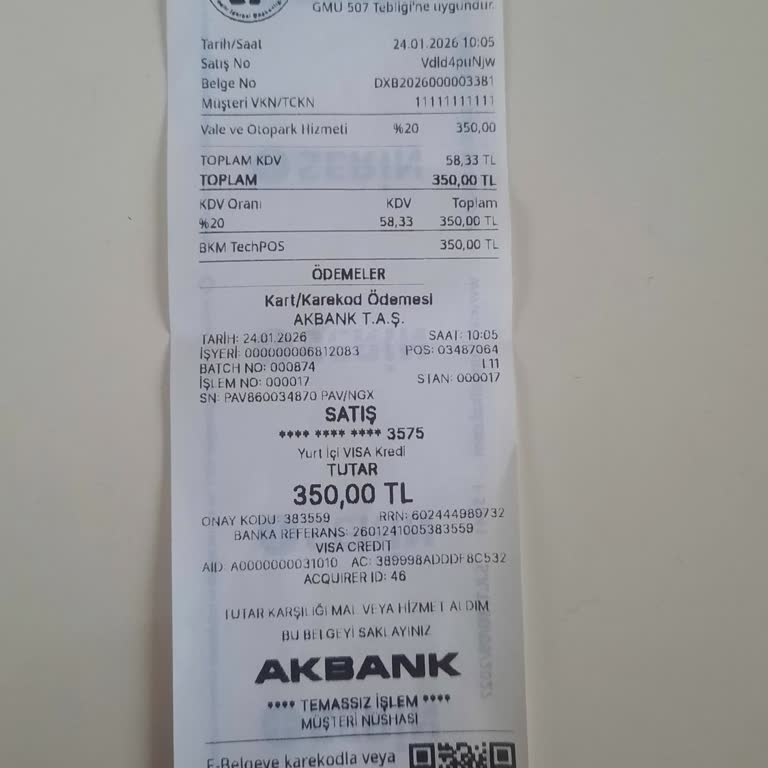 Kısa Süreli Ziyaret İçin 350 TL Otopark Ücreti Abartılı