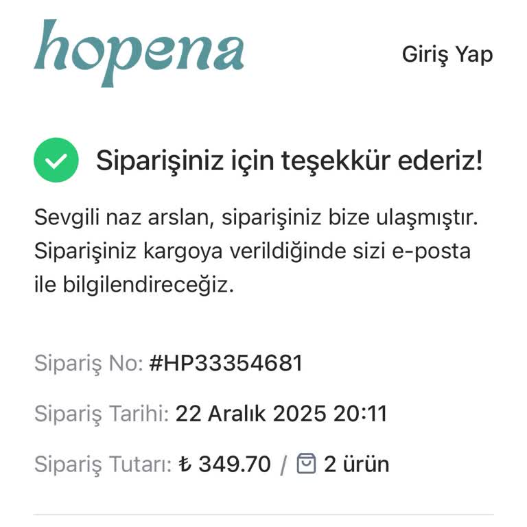 Kargo Bildirimi Yapılmadığı İçin Ücret İadesi Talebi