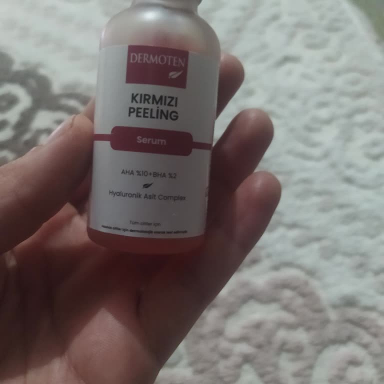 Dermoten Kırmızı Peeling Serumu Ciltte Şiddetli Yanma Ve İğne Batması Yarattı