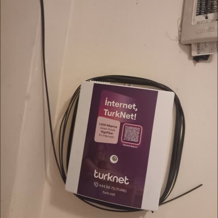 Gigafiber Kutusu Kurulmuş, Kablolama Ve Bağlantı Açılmadı