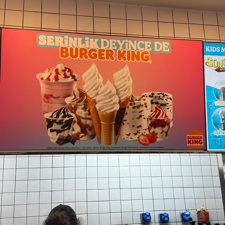 Burger King Taurus Şubesinde Reklamı Yanıltıcı Yarım Dondurma Sunumu