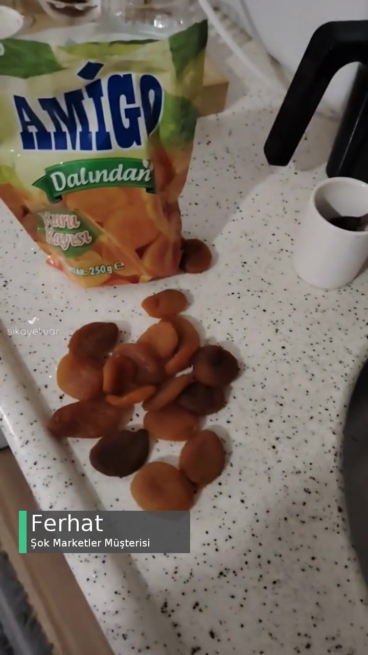 Şok Marketler Amigo Kuru Kayısıyı İade Almıyor! videonun kapak resmi